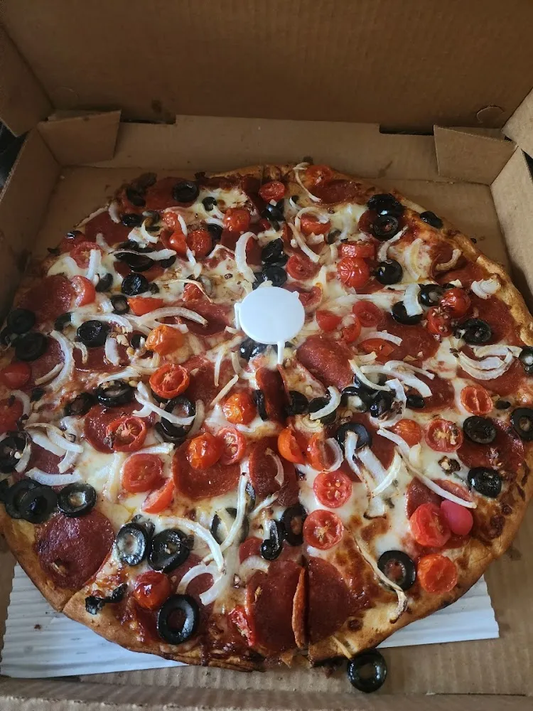 Thin Crust Veggie Lover with Pepperoni